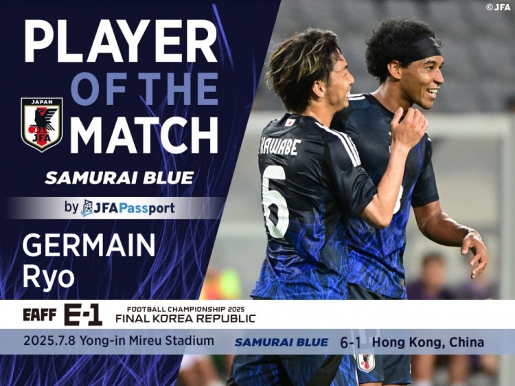 首秀大四喜，官方：杰梅恩-良当选日本6-1中国香港最佳球员